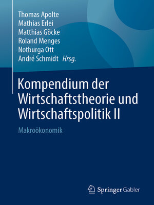 cover image of Kompendium der Wirtschaftstheorie und Wirtschaftspolitik II